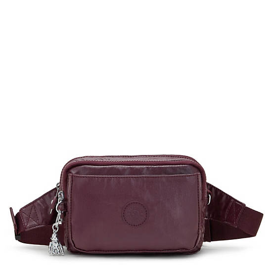 Kipling Abanu Multi Metallic Convertible Çapraz Askılı Çanta Bordo | TR 2186CT